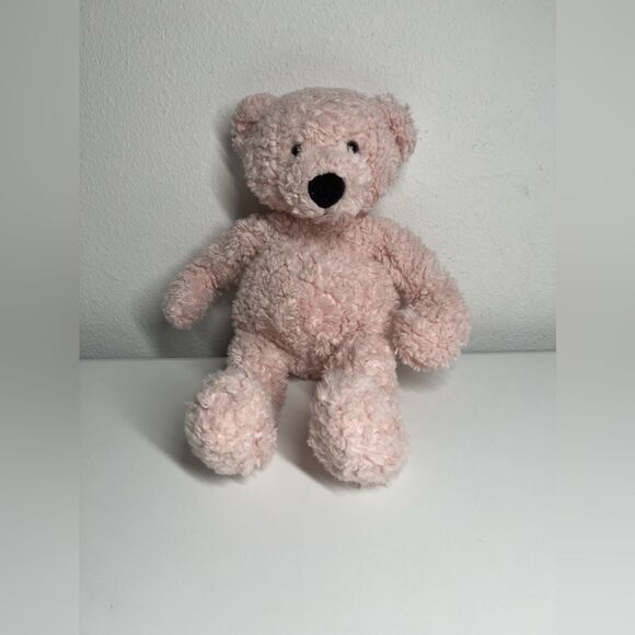 Gund Other - Pottery Barn Kids & GUND Pink Teddy Bear Plush Curved ArmsBig Feet 43496